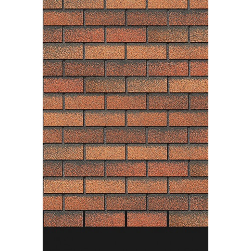 Гибкая битумная фасадная плитка Döcke PREMIUM BRICK Клубника
