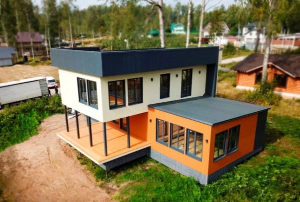 Купить фиброцементный сайдинг Дековер Карамель в Екатеринбурге 